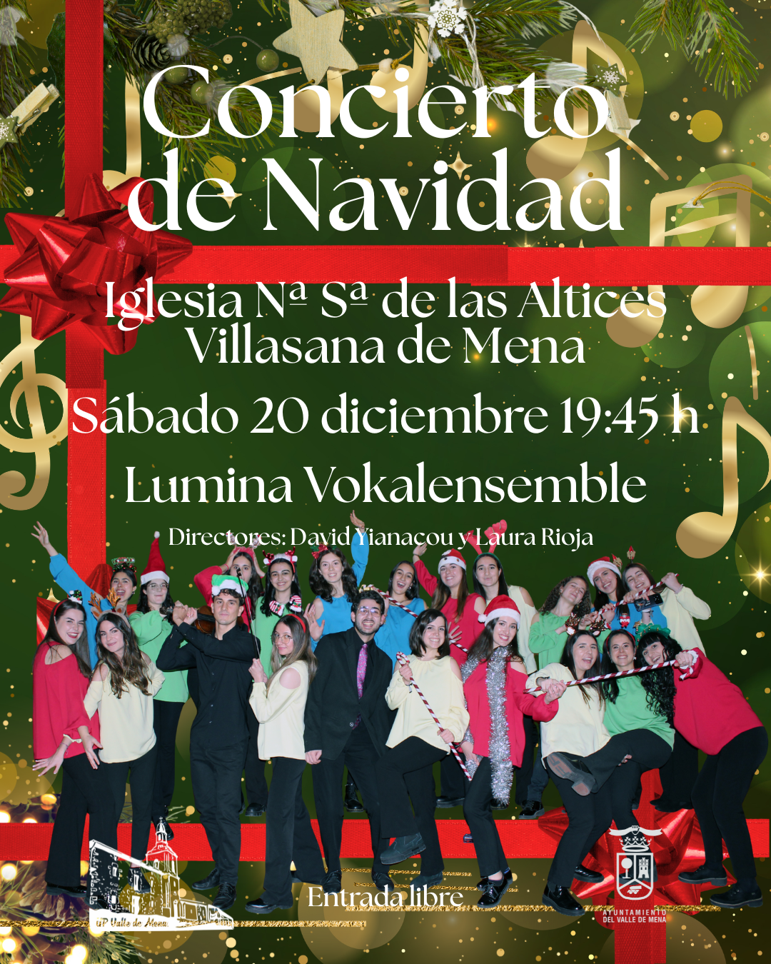 El coro Lumina Vokalensemble trae la música navideña al Valle de Mena